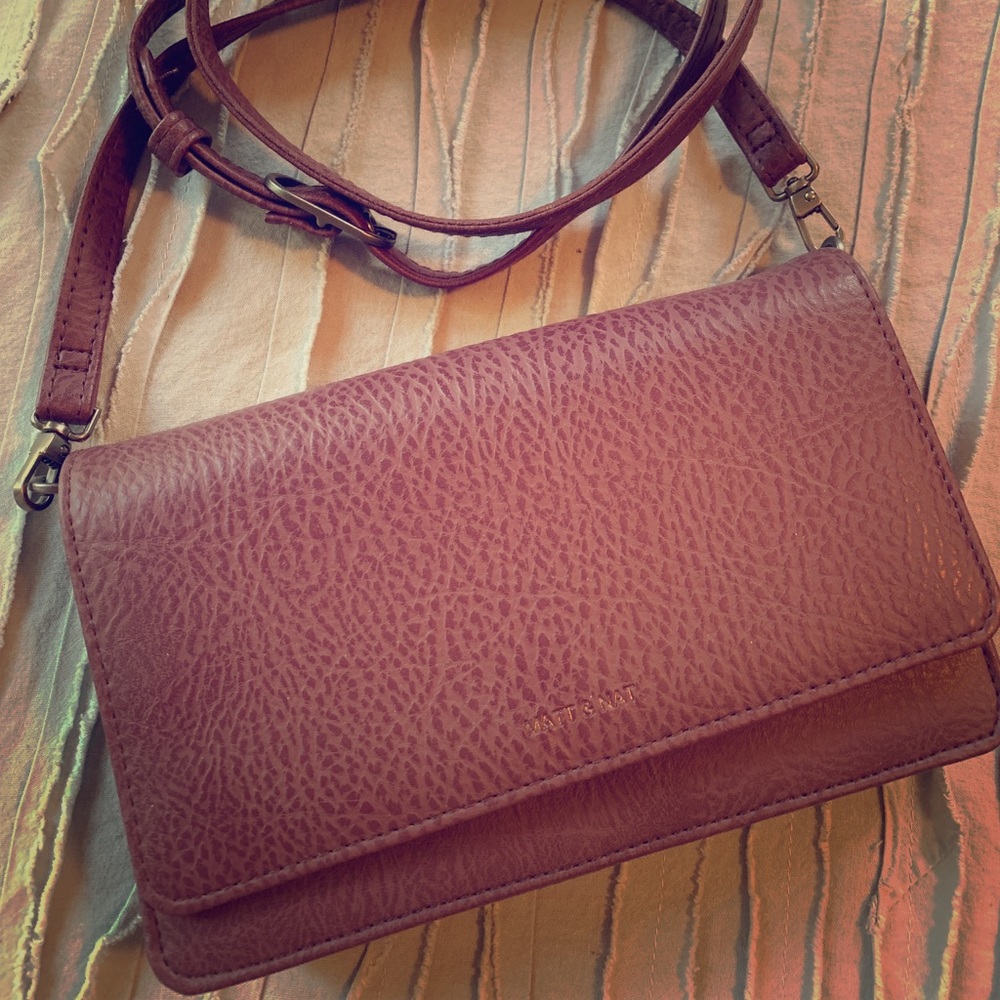 Matt & Nat purple purse